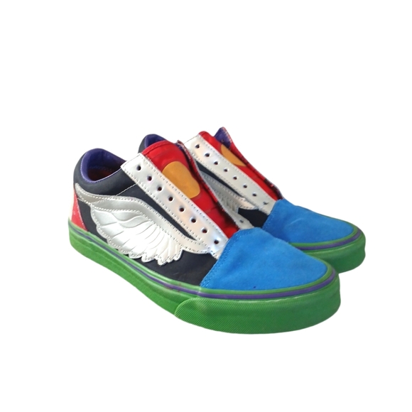 Vans x Marvel Avengers Captain America Sneakers Women's Tennis Shoes size 9 - Picture 8 of 12